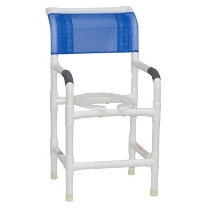 STANDARD SHOWER CHAIR WITH RUBBER TIPS